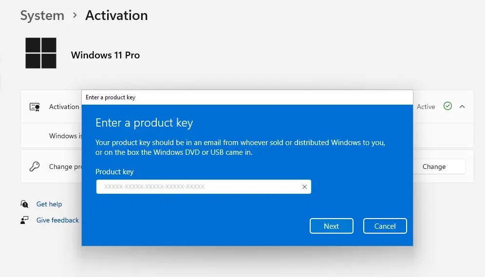 windows 11 product key